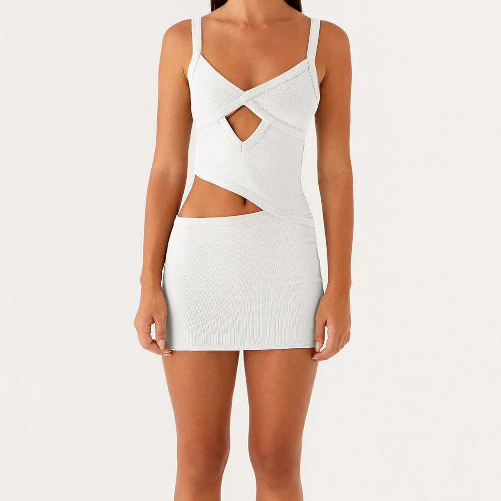 Sexy Y2K Cutout Spaghetti Bodycon Dress - Image 5