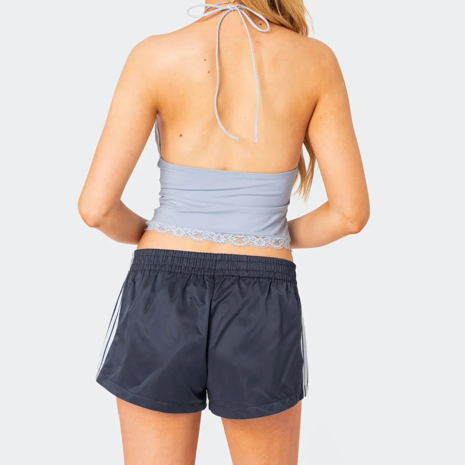 Side-Stripe Streetwear Basic Short - Image 4