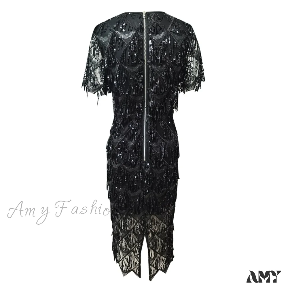 Silver Diamond Spaghetti Straps Sequined Floor-Length Formal Evening Cocktail Party Vestidos Dress - Image 3