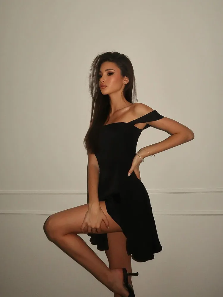 Slash Neck Sleeveless Pullover Party Dress - Image 2