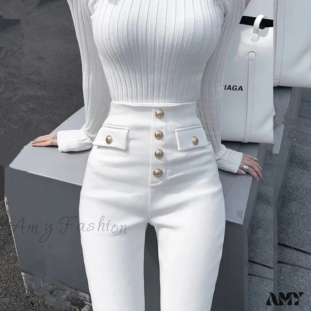 Amy Fashion - Slim Skinny Pencil Jeans - Image 8