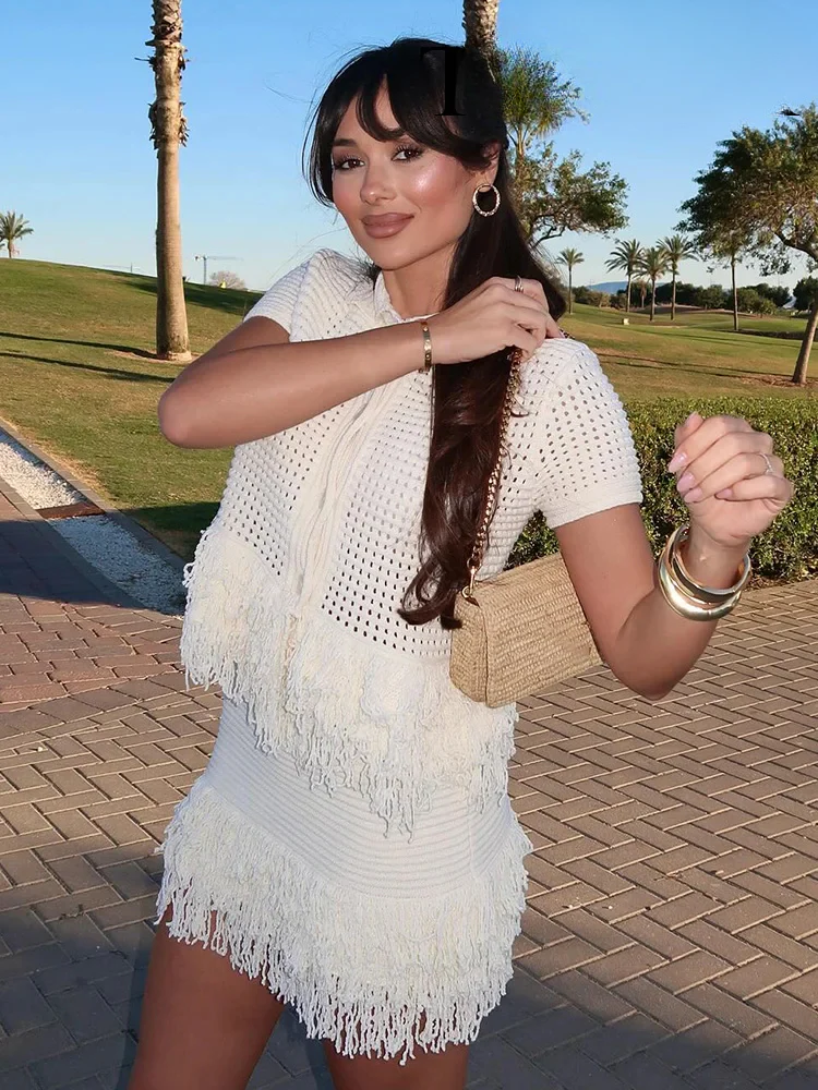 Sling Vest High Waist Skirt Two Piece Set - Image 4