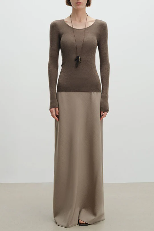 Soft Wool Seamless Multi-Neck Slim Knit Base Layer - Image 6