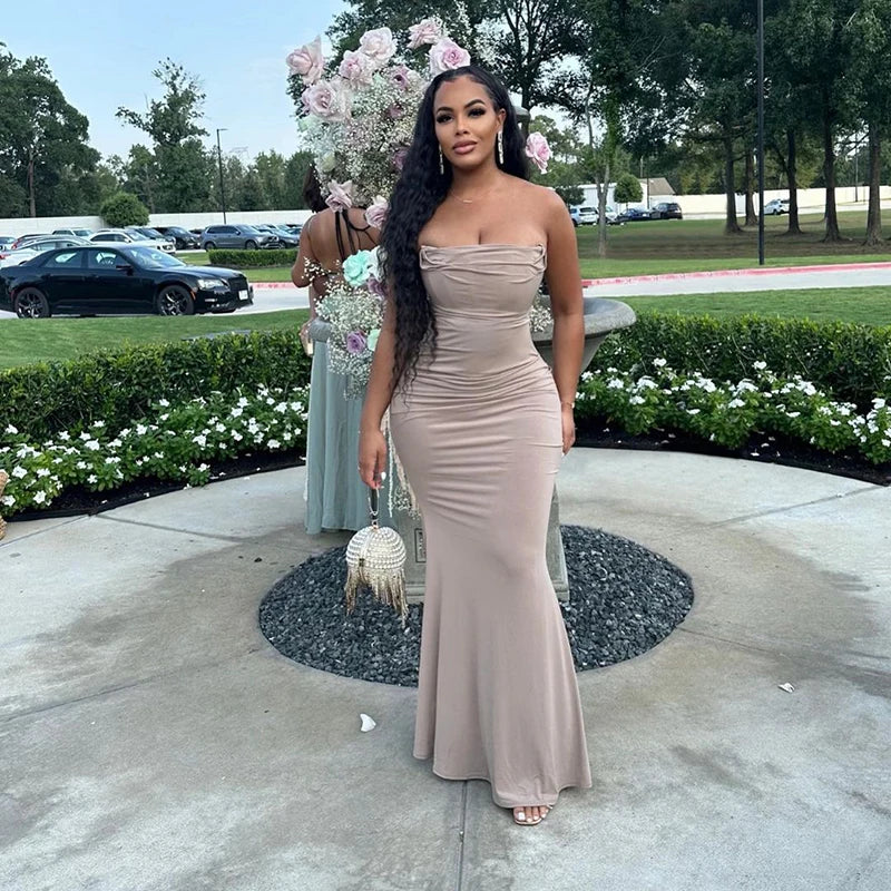 Spaghetti Backless Sleeveless Slim Party Dress - Image 3