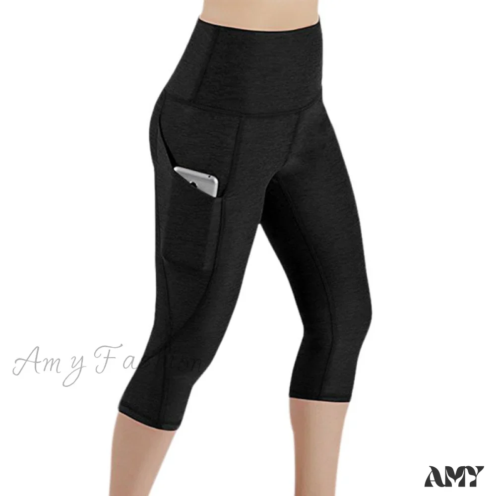 Amy Fashion - Pocket High Waist Push Up Sports leggings - Image 22