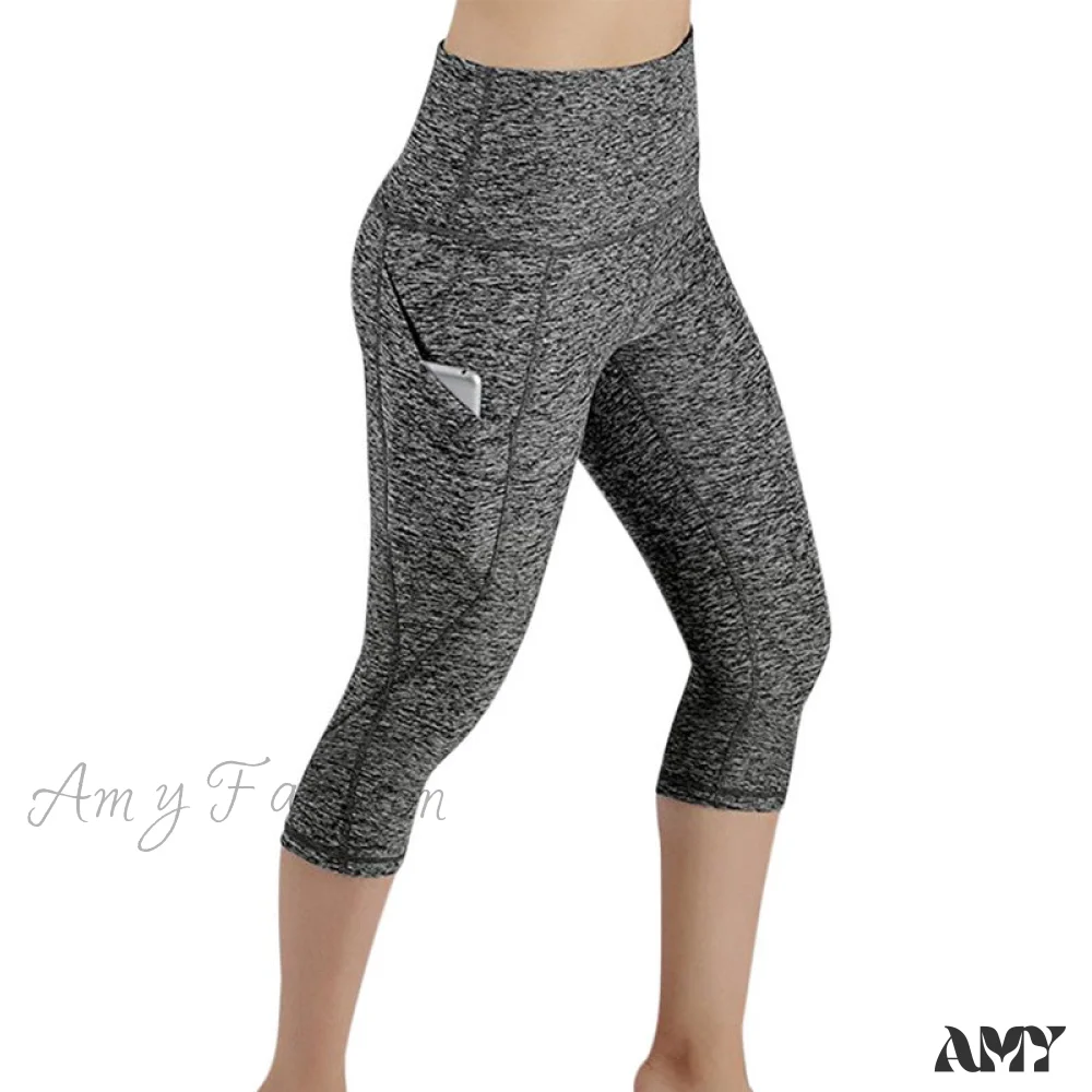 Amy Fashion - Pocket High Waist Push Up Sports leggings - Image 24