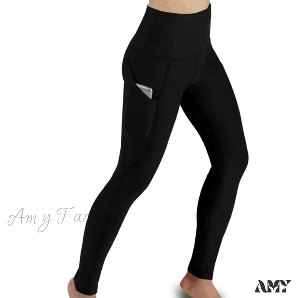 Amy Fashion - Pocket High Waist Push Up Sports leggings - Image 7