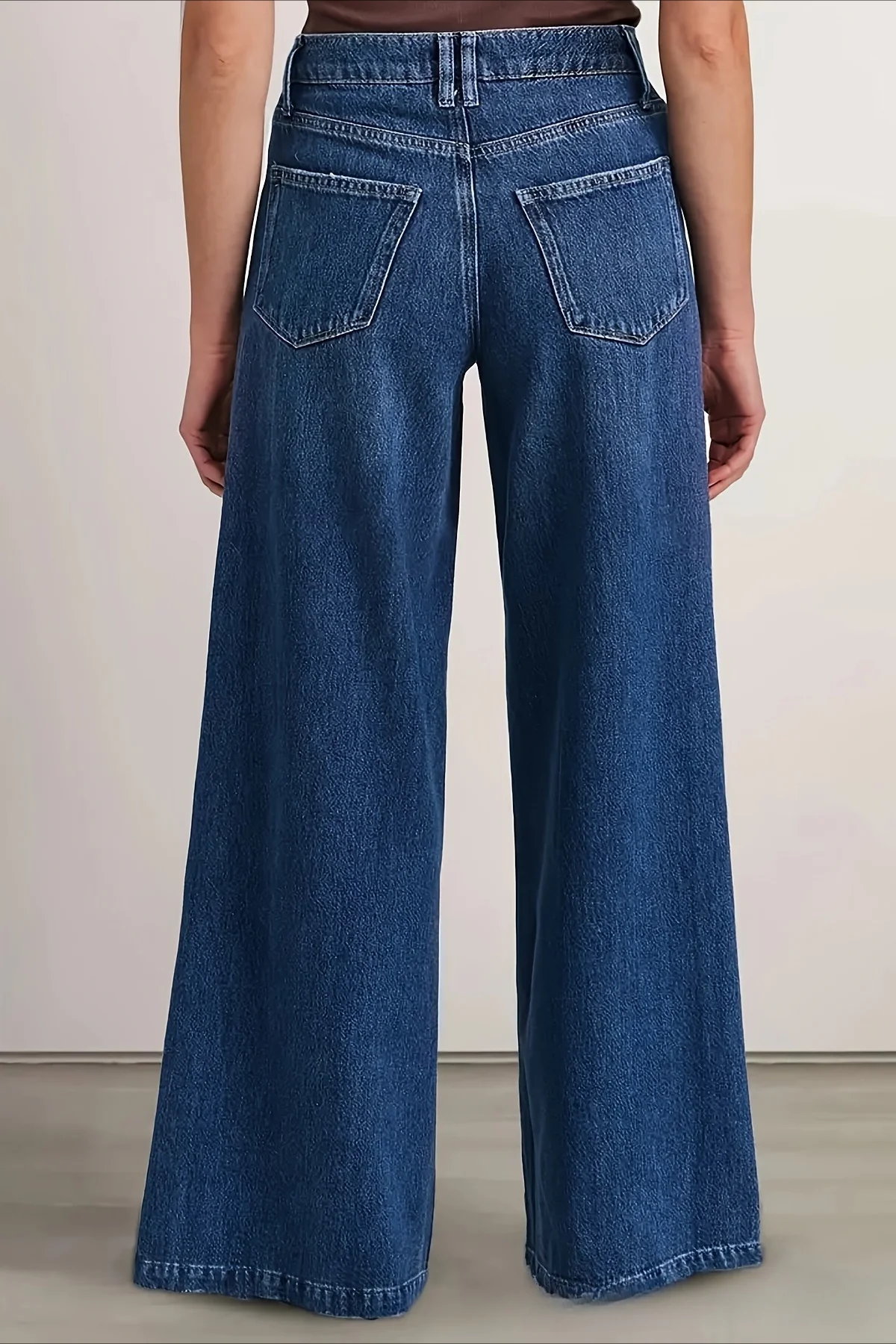 Stretch Bootcut Wide Leg Casual Jeans - Image 2