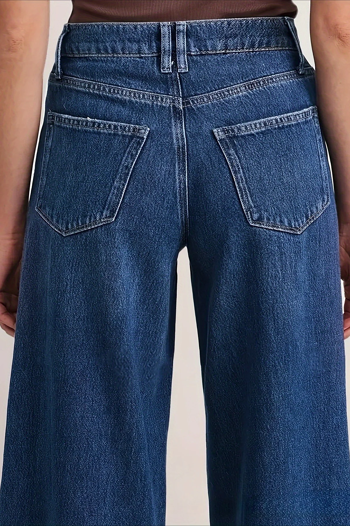 Stretch Bootcut Wide Leg Casual Jeans - Image 3