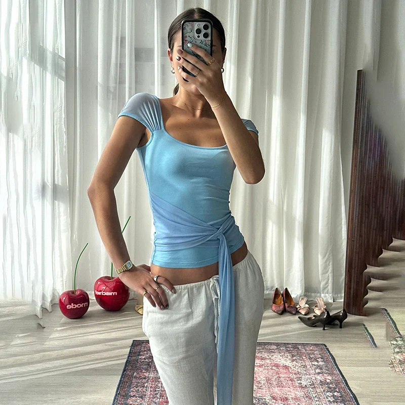 Striped Jersey Knit Top - Image 2