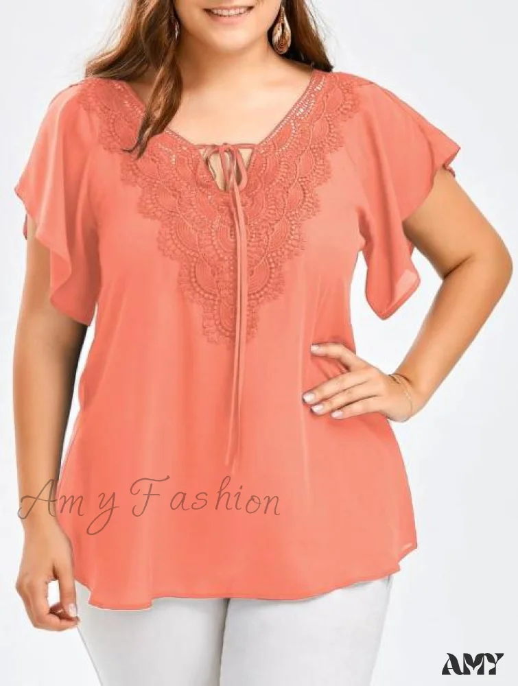Amy Fashion - Chiffon Tops Women Blouses - Image 10