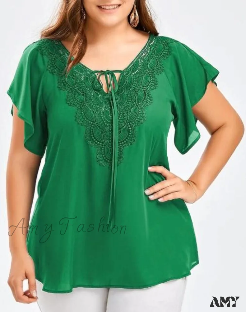 Amy Fashion - Chiffon Tops Women Blouses - Image 2