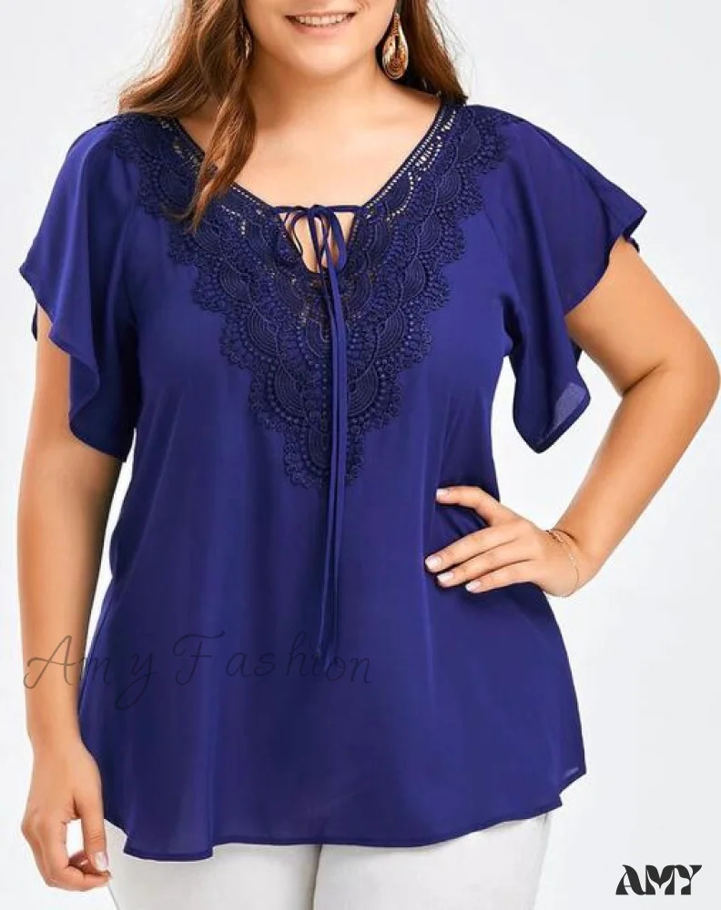Amy Fashion - Chiffon Tops Women Blouses - Image 5