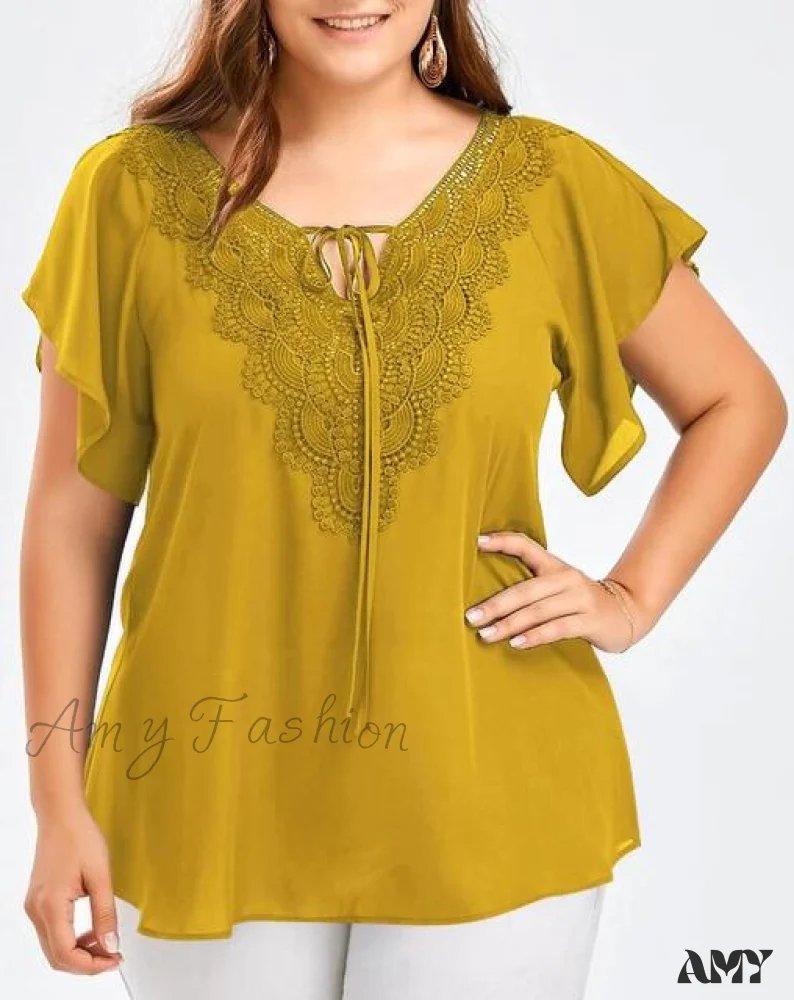 Amy Fashion - Chiffon Tops Women Blouses - Image 7