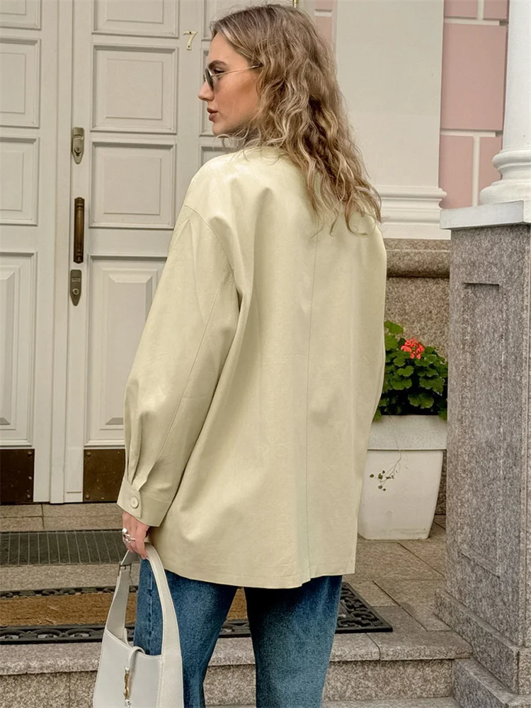 Trench Patchwork High Waist Coat - Image 4