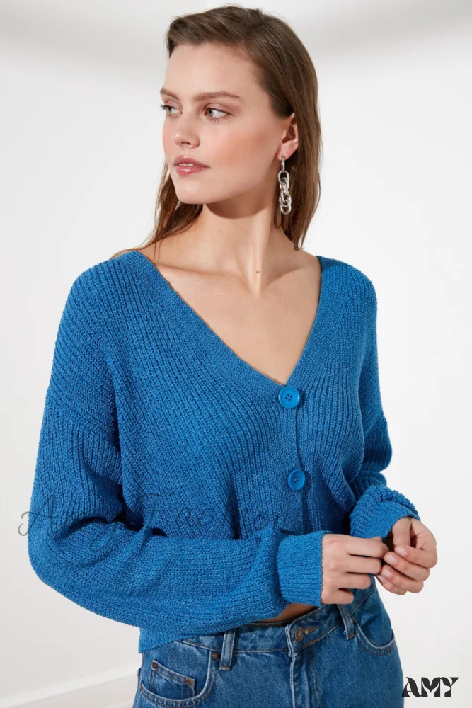 Amy Fashion - Trendyol Button Detail Cardigan - Image 12