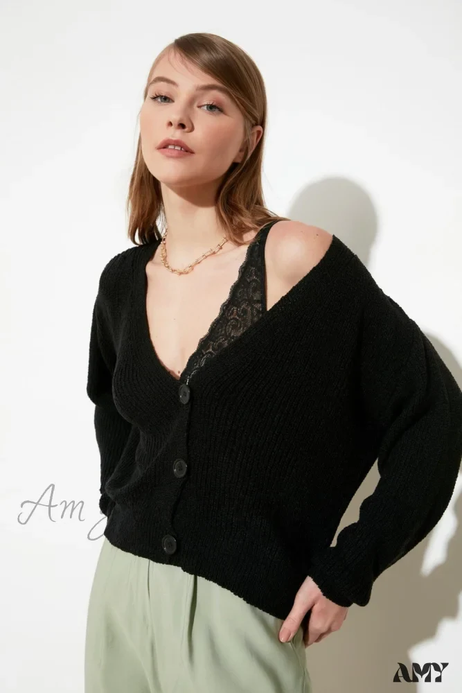Amy Fashion - Trendyol Button Detail Cardigan - Image 14