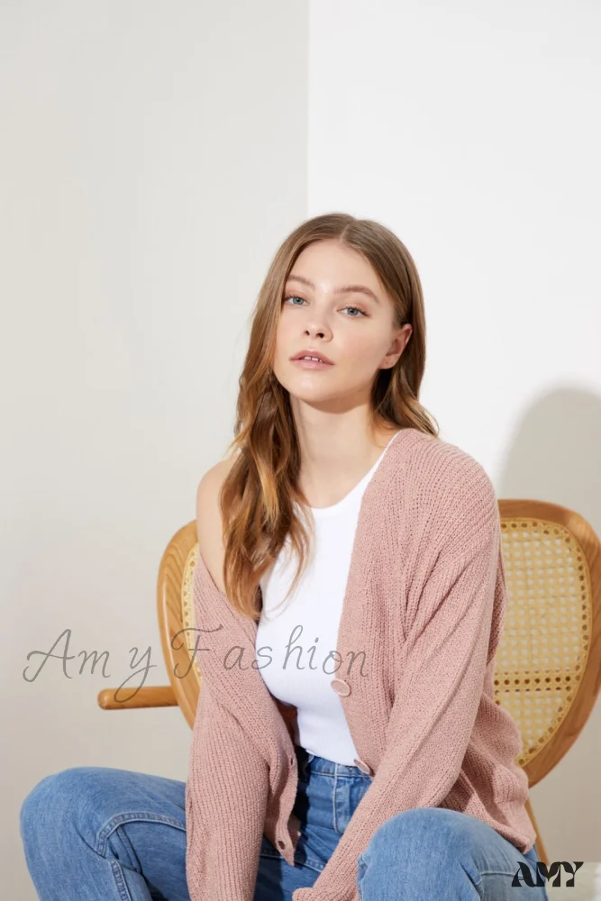 Amy Fashion - Trendyol Button Detail Cardigan - Image 22