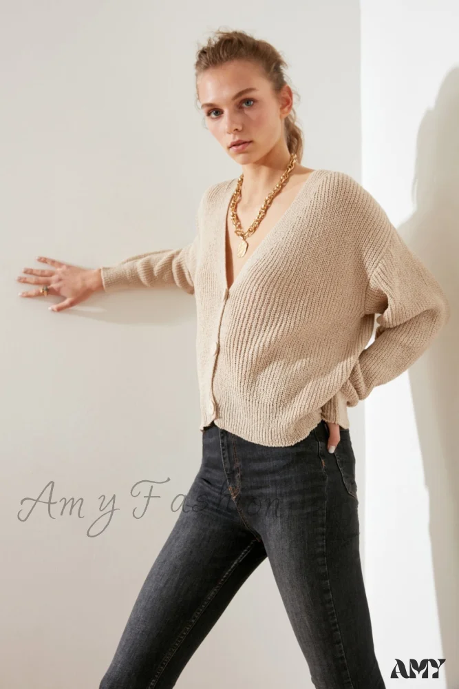 Amy Fashion - Trendyol Button Detail Cardigan - Image 25