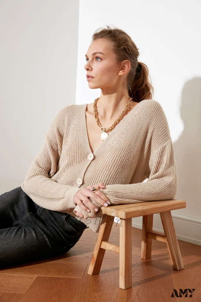 Amy Fashion - Trendyol Button Detail Cardigan - Image 5