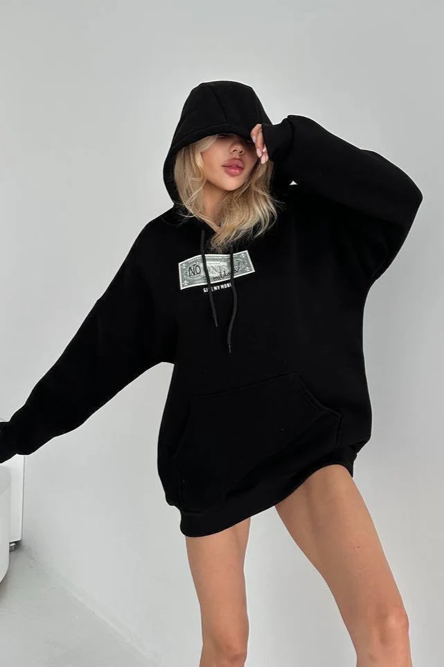 US Dollar Print American Street Hoodie - Image 2