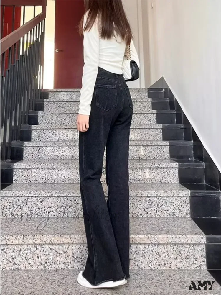 Amy Fashion - Vintage Harajuku Teenagers Y2k Aesthetic Clothing Autumn Baggy Jean - Image 5