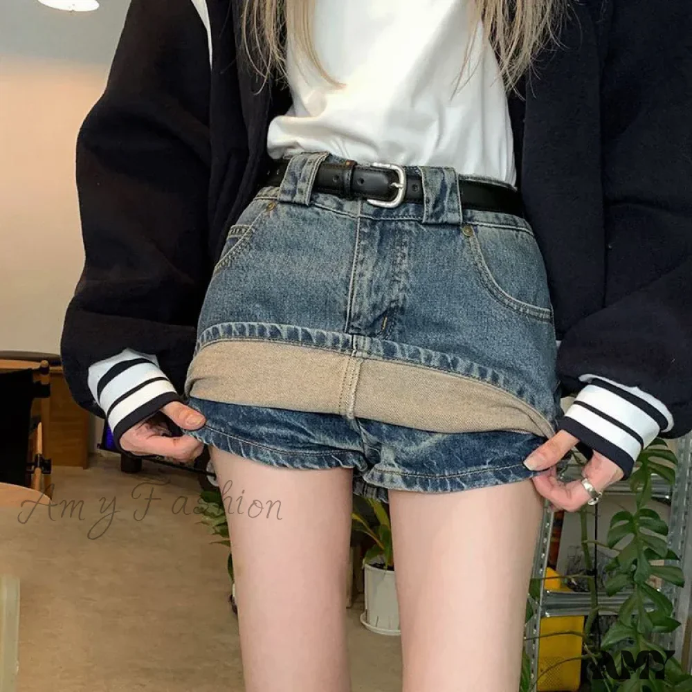 Vintage Korean High Waisted Slim Wrap Sexy Hot Streetwear Skirt - Image 2