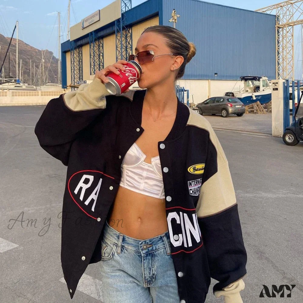 Amy Fashion - Vintage Y2K Varsity Jackets - Image 3