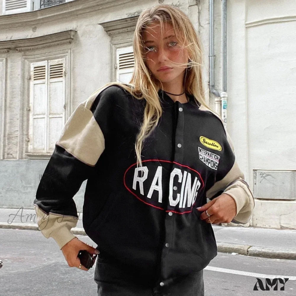 Amy Fashion - Vintage Y2K Varsity Jackets - Image 4