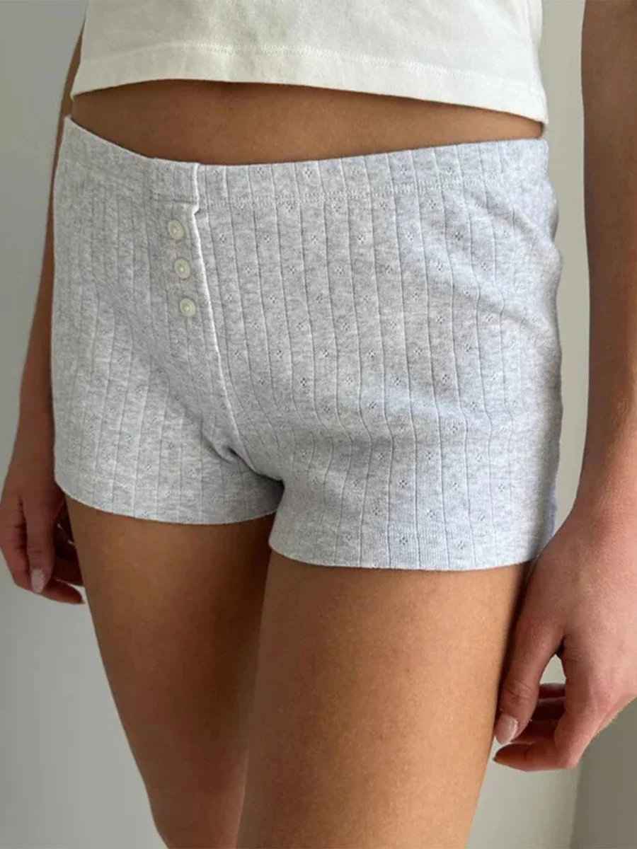 Washed Loose Retro Denim Short - Image 3