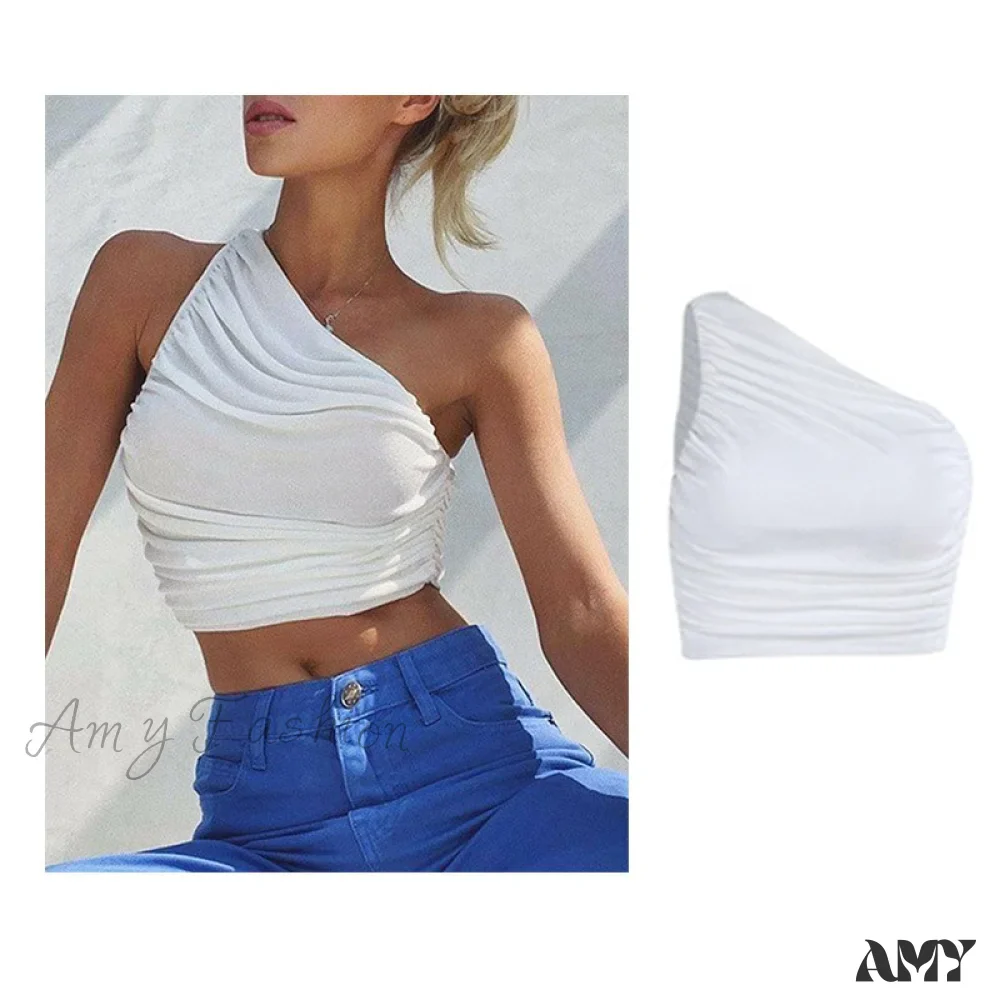 Amy Fashion - Backless Sleeveless Spaghetti Strap Halter Camis - Image 21