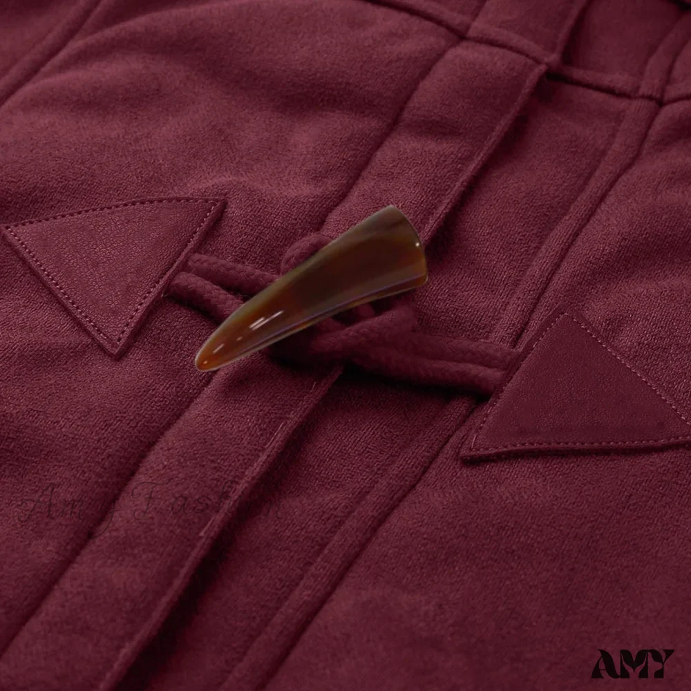 Amy Fashion - Thicken Fleece Lined Hooded Coat - Image 6