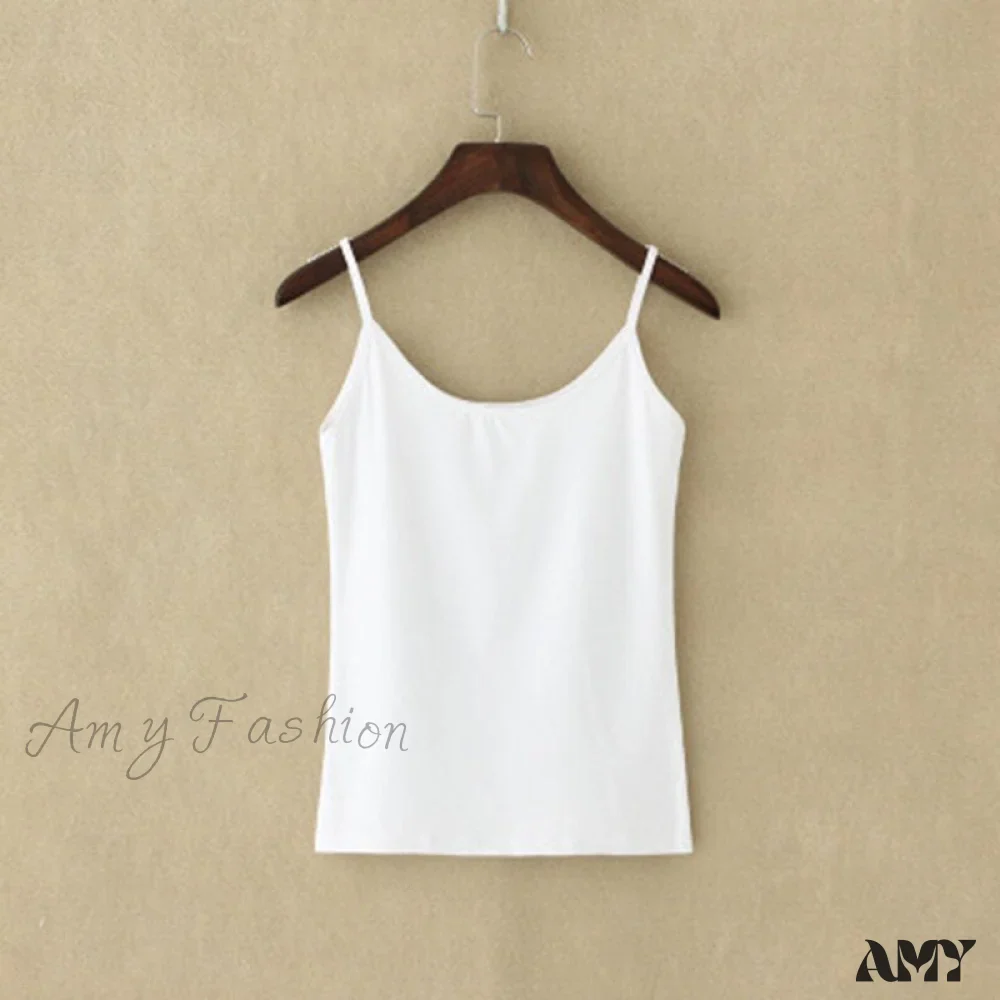 Amy Fashion - Camisole Spaghetti Strap Top - Image 10