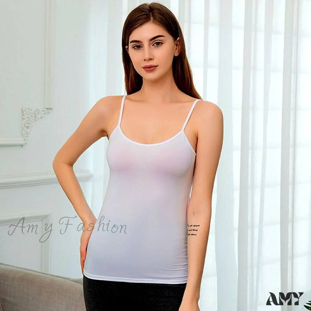 Amy Fashion - Camisole Spaghetti Strap Top - Image 3
