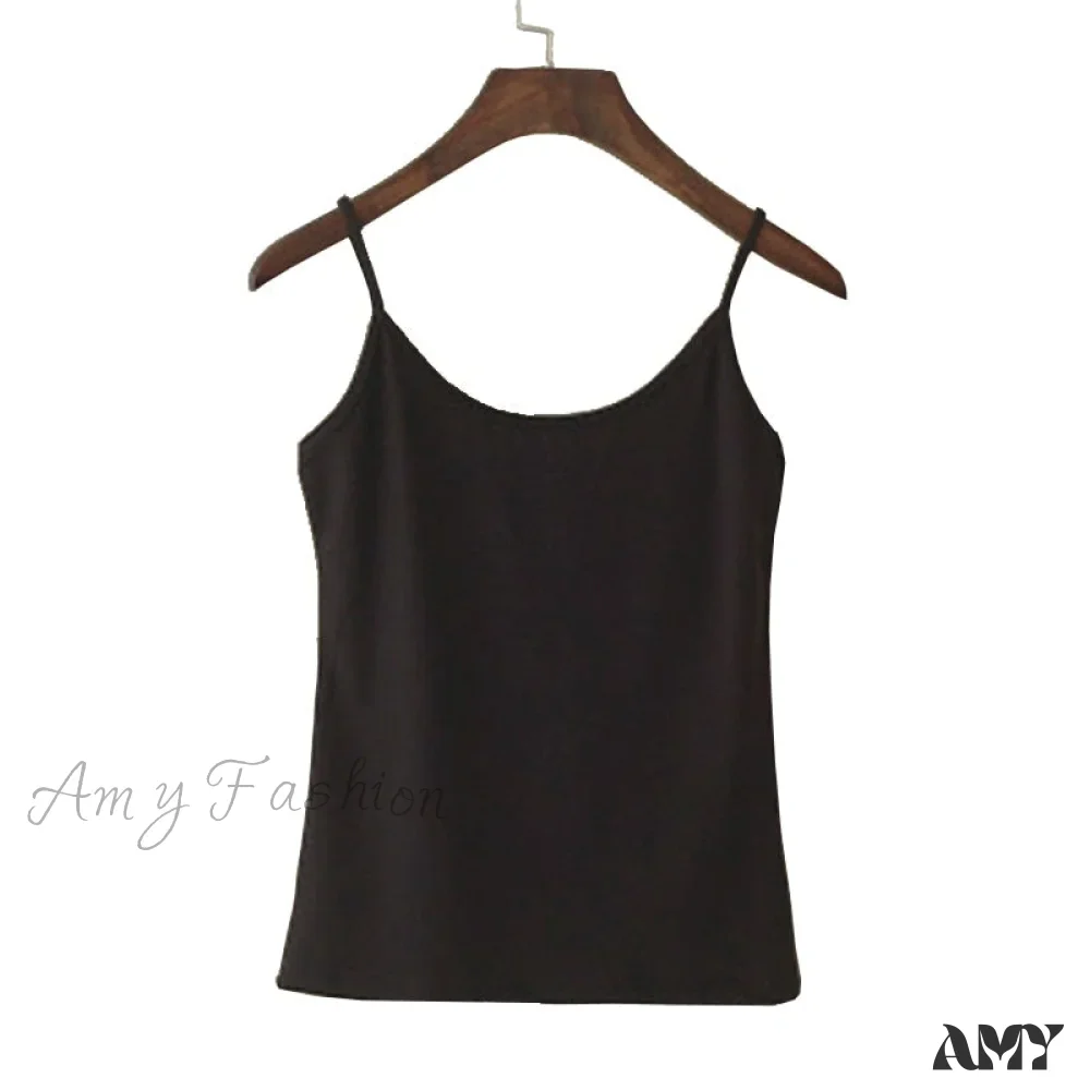 Amy Fashion - Camisole Spaghetti Strap Top - Image 5