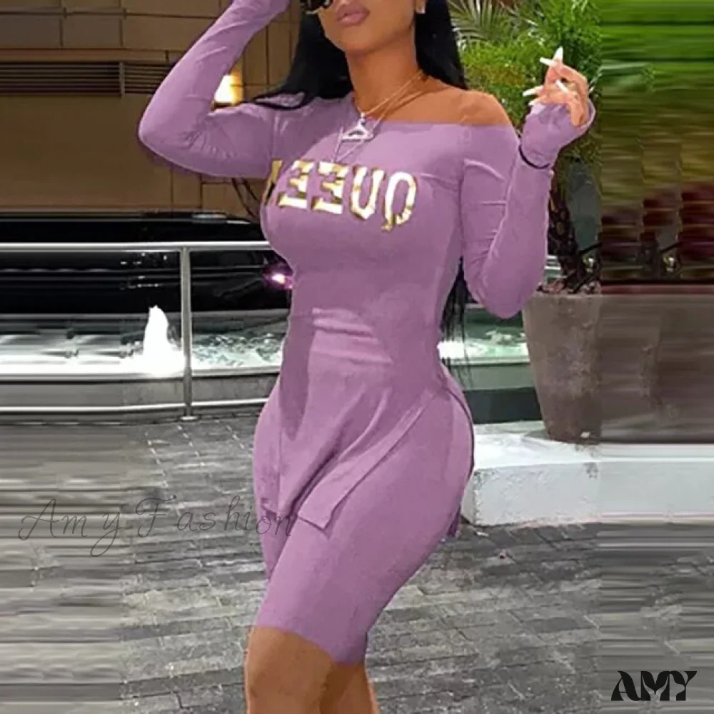 Amy Fashion - Women Fashion Casual Two-Piece Set Suits Set - Image 3