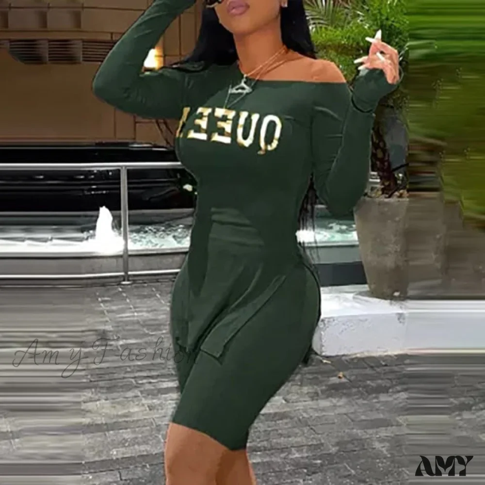 Amy Fashion - Women Fashion Casual Two-Piece Set Suits Set - Image 4