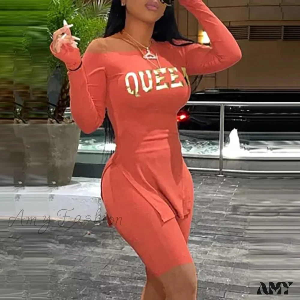 Amy Fashion - Women Fashion Casual Two-Piece Set Suits Set - Image 5