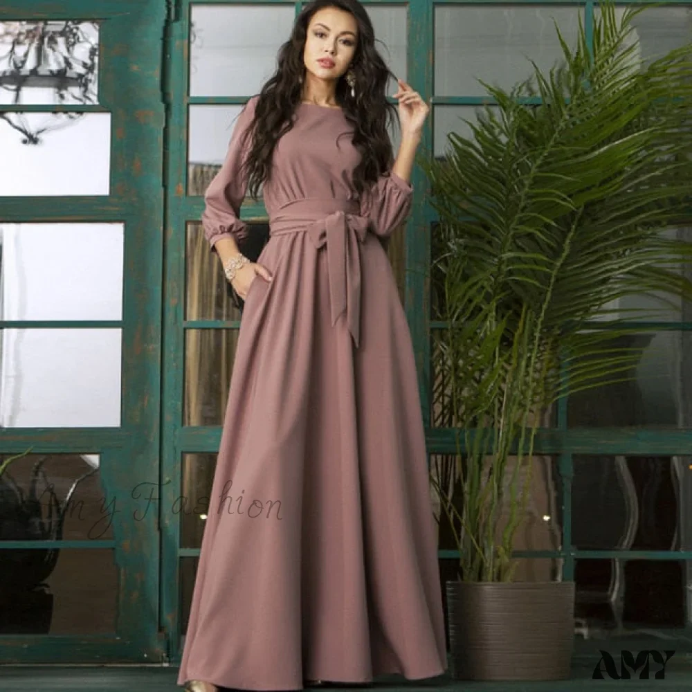 Amy Fashion - Lantern Sleeve Elegant Bandage Dress - Image 7