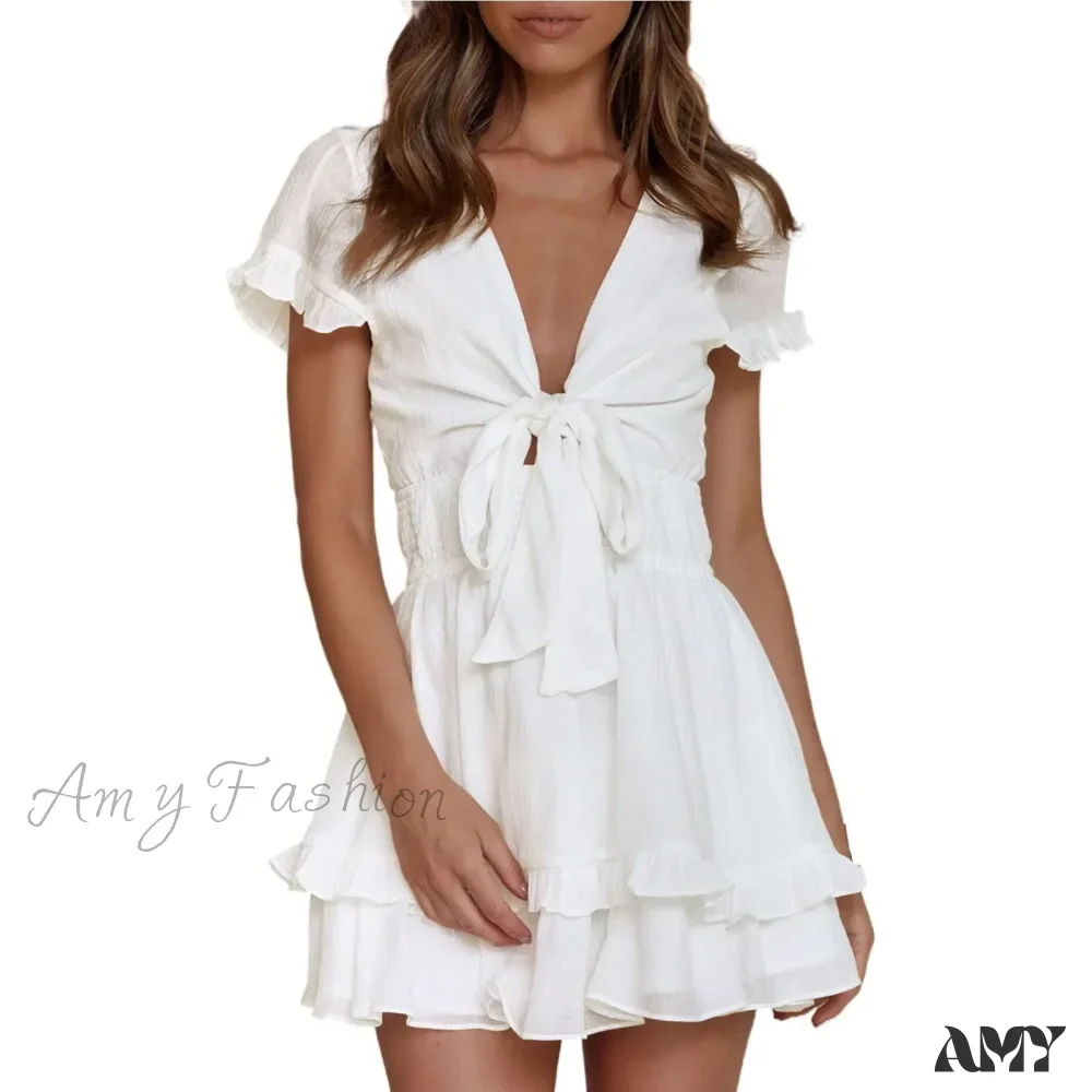 Women's Long Silk Like Tie Back 2 Piece Set Casual And Sexy Wear Fall Cotton Sleeve Pajamas Dress - Image 14