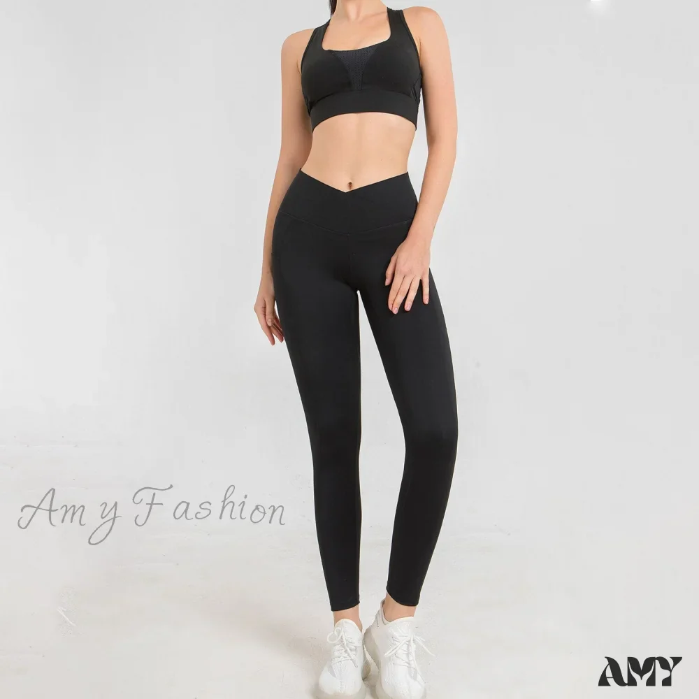 Amy Fashion - Workout Yoga Pants Sport Running Tights - Image 3