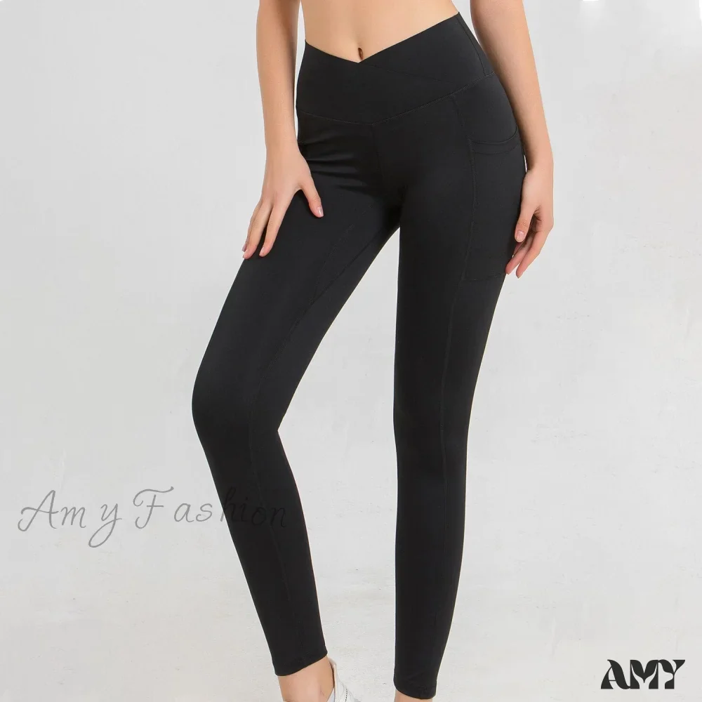 Amy Fashion - Workout Yoga Pants Sport Running Tights - Image 5