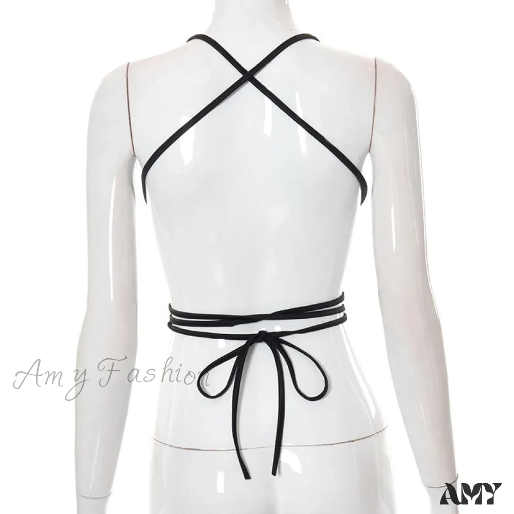 Amy Fashion - Y2k Corset Tank Crop Top - Image 4